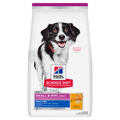 Adult Oral Care Small & Mini Chicken, Rice & Barley Recipe Dog Food Packshot