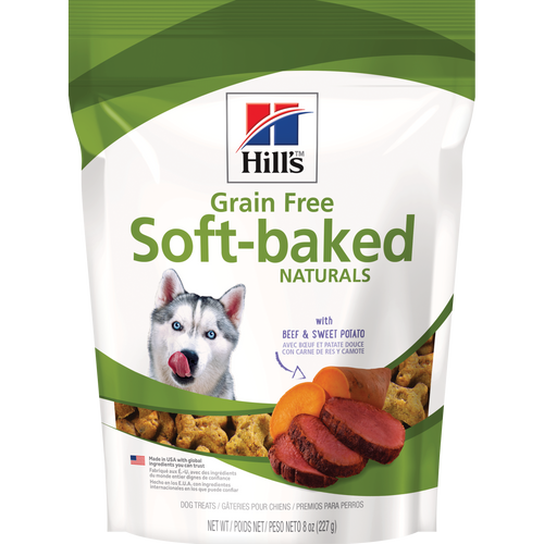 Grain Free Soft-Baked Naturals with Beef & Sweet Potato Dog Treats Packshot
