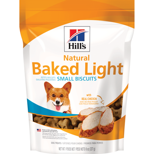Natural Baked Light Biscuits with Real Chicken Small Dog Treats Packshot