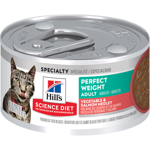 Perfect Weight Salmon & Vegetable Canned Cat Food Packshot