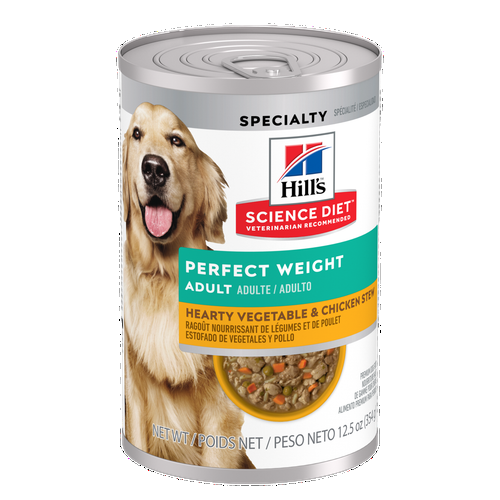 Adult Perfect Weight Hearty Vegetable & Chicken Stew dog food Packshot