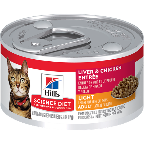 Adult Light Liver & Chicken Entrée Cat Food Packshot
