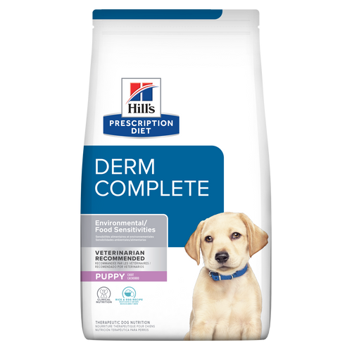 Derm Complete Puppy Rice & Egg Recipe Dry Dog Food Packshot