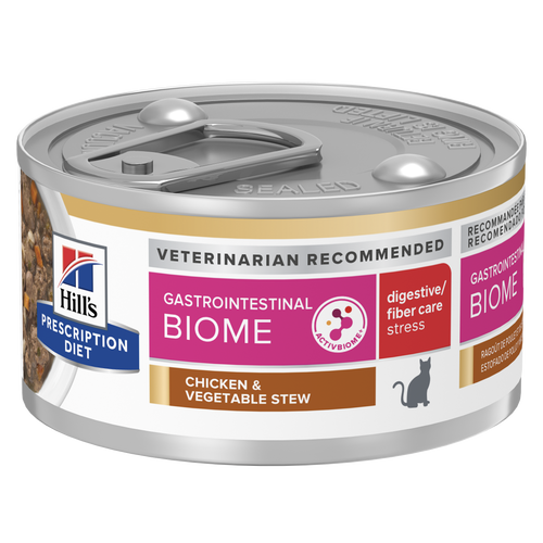 Gastrointestinal Biome Stress Chicken & Vegetable Stew Cat Food Packshot