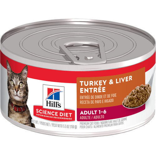 Adult Turkey & Liver Entrée Cat Food Packshot