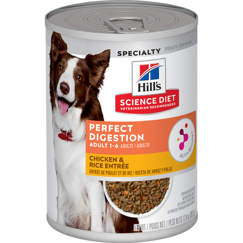 Adult Perfect Digestion Chicken & Rice Entrée Dog Food Packshot