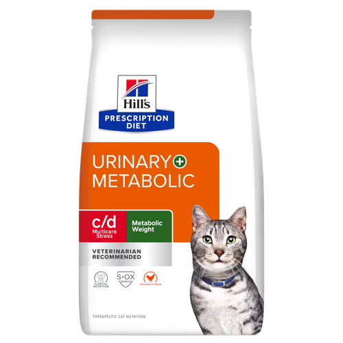 c/d Multicare Stress + Metabolic Weight Chicken Flavor Dry Cat Food Packshot