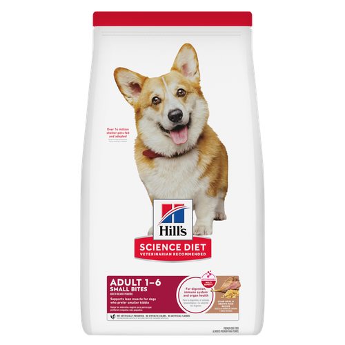 Adult Small Bites Lamb Meal & Brown Rice Recipe Dog Food Packshot