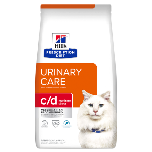 c/d Multicare Stress with Ocean Fish Dry Cat Food Packshot