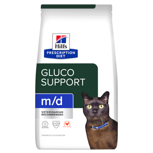 m/d GlucoSupport Dry Cat Food Packshot