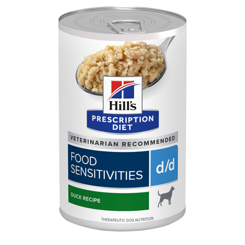 d/d Duck Formula Wet Dog Food Packshot