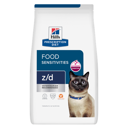 z/d Hydrolyzed Chicken Flavor Cat Food Packshot