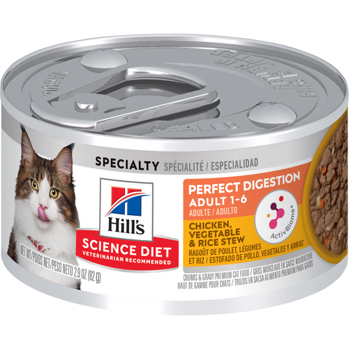 Adult Perfect Digestion Chicken, Vegetable & Rice Stew Cat Food Packshot