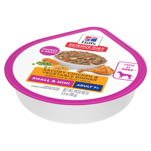 Small & Mini Savory Stew with Chicken & Vegetables Dog Food Packshot