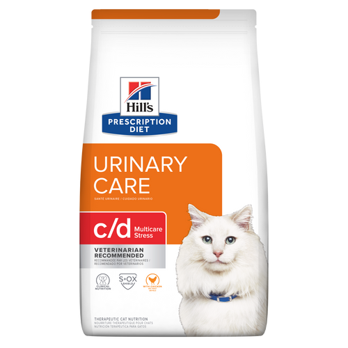 c/d Multicare Stress with Chicken Dry Cat Food Packshot