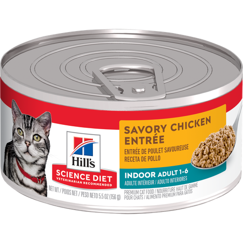 Adult Indoor Savory Chicken Entrée Cat Food Packshot