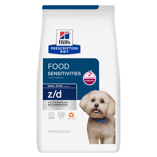 z/d Small Bites Hydrolyzed Chicken Flavor Dog Food Packshot