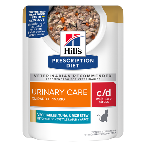 c/d Multicare Stress Vegetables, Tuna, & Rice Stew Cat Food Packshot