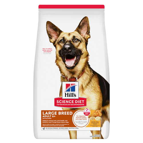 Adult 6+ Large Breed Chicken Meal, Barley & Rice Recipe Dog Food Packshot