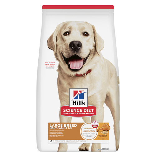 Adult Light Large Breed Chicken Meal & Barley Recipe Dog Food Packshot