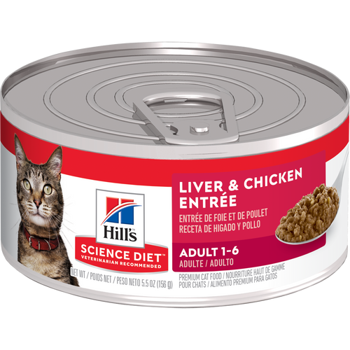 Adult Liver & Chicken Entrée Cat Food Packshot