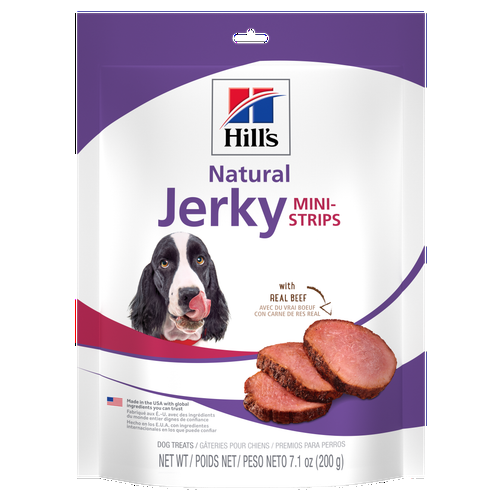 Natural Jerky Mini-Strips with Real Beef Dog Food Packshot
