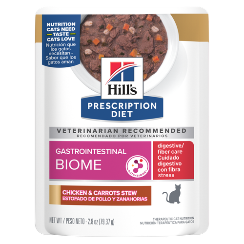 Gastrointestinal Biome Stress Chicken & Carrots Stew Cat Food Packshot