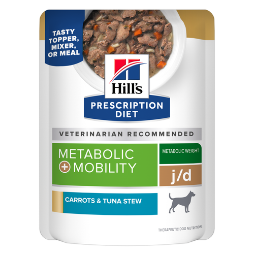 Metabolic Weight + j/d Carrots & Tuna Stew Dog Food Packshot