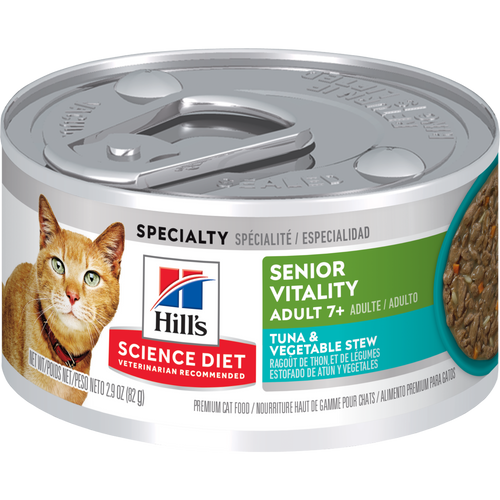 Senior Vitality Adult 7+ Tuna & Vegetables Stew Packshot