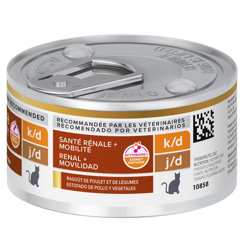 k/d + j/d Chicken & Vegetable Stew Cat Food Packshot