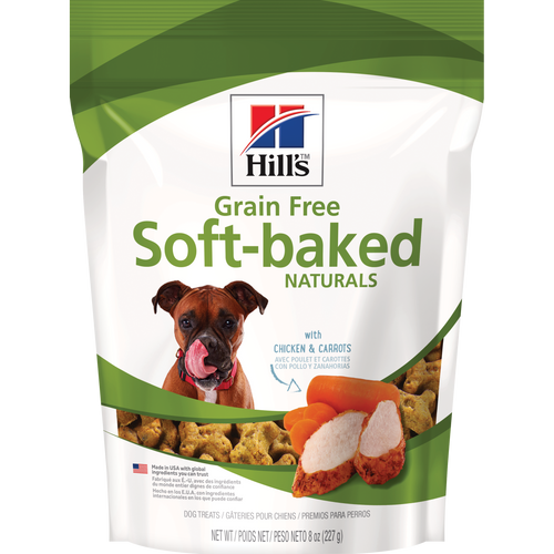 Grain Free Soft-Baked Naturals with Chicken & Carrots Dog Treats Packshot