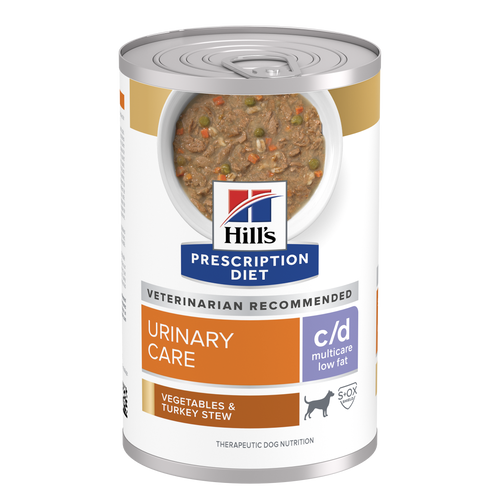 c/d Multicare Low Fat Vegetables & Turkey Stew Dog Food Packshot