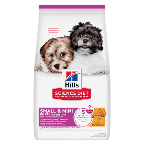 Puppy Small & Mini Chicken & Brown Rice Recipe Packshot