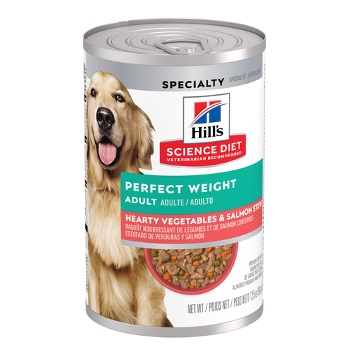 Adult Perfect Weight Hearty Vegetables & Salmon Stew Dog Food Packshot