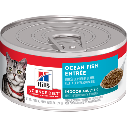 Adult Indoor Ocean Fish Entrée Cat Food Packshot