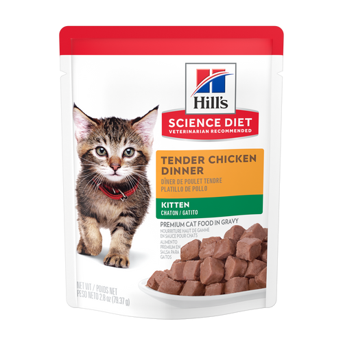 Kitten Tender Chicken Dinner Packshot