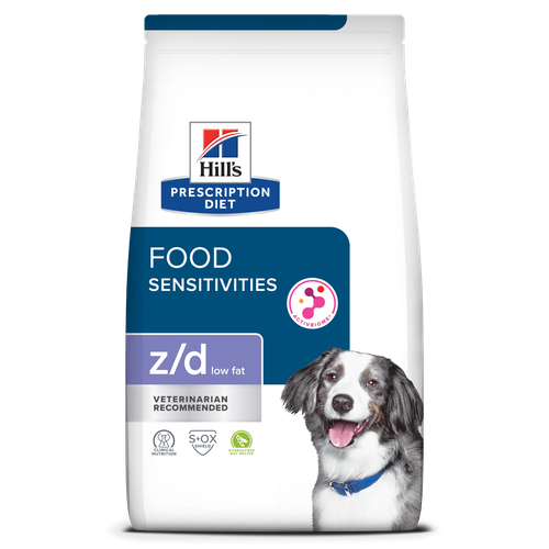 z/d Low Fat Hydrolyzed Soy Recipe Dry Dog Food Packshot