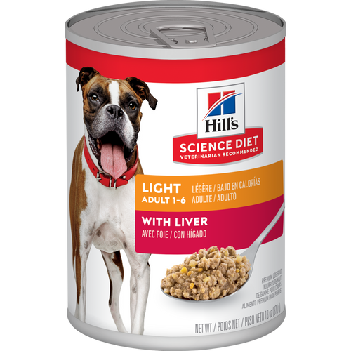 Adult Light with Liver Dog Food Packshot