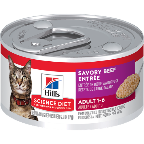 Adult Savory Beef Entrée Cat Food Packshot