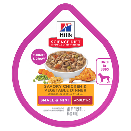 Adult Small & Mini Savory Stew with Chicken & Vegetables Dog Food Packshot