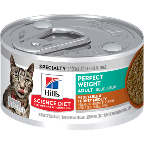 Adult Perfect Weight Vegetable & Turkey Medley Cat Food Packshot