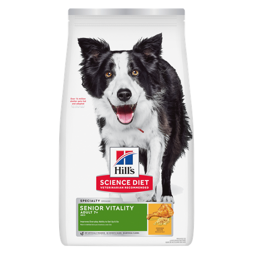 Adult 7+ Senior Vitality Chicken Recipe Dog Food Packshot